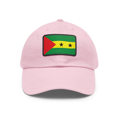 Flag Village Sao Tome And Principe Flag Hat Cap with Leather Patch