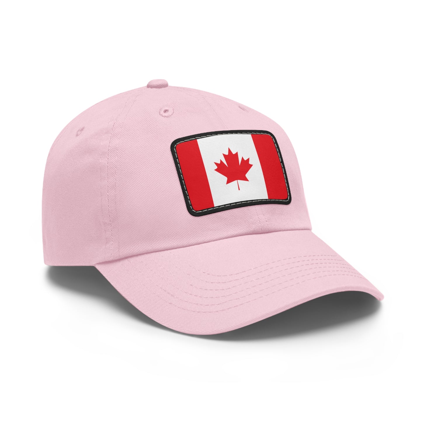 Flag Village Canada Flag Hat Cap with Leather Patch