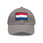 Flag Village Netherlands Flag Hat Cap with Leather Patch