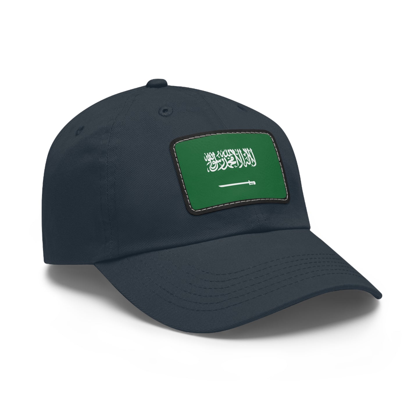 Flag Village Saudi Arabia Flag Hat Cap with Leather Patch