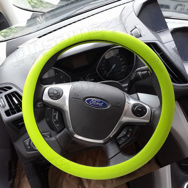 Flag Village Auto Tools Non-slip car silicone steering wheel cover GM silicone steering wheel handle set Steering wheel silicone cover
