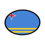 Flag Village Aruba Flag Embroidery Iron-On Patches