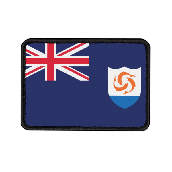 Flag Village Anguilla State Flag Embroidered Iron-On Patch
