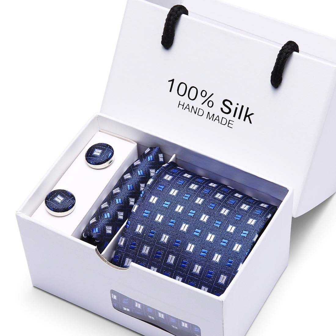 Flag Village Men's gift box 5-piece suit business formal wedding tie