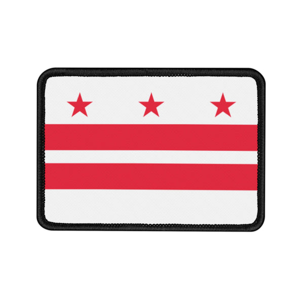 Flag Village District of Columbia State Flag Embroidered Iron-On Patch
