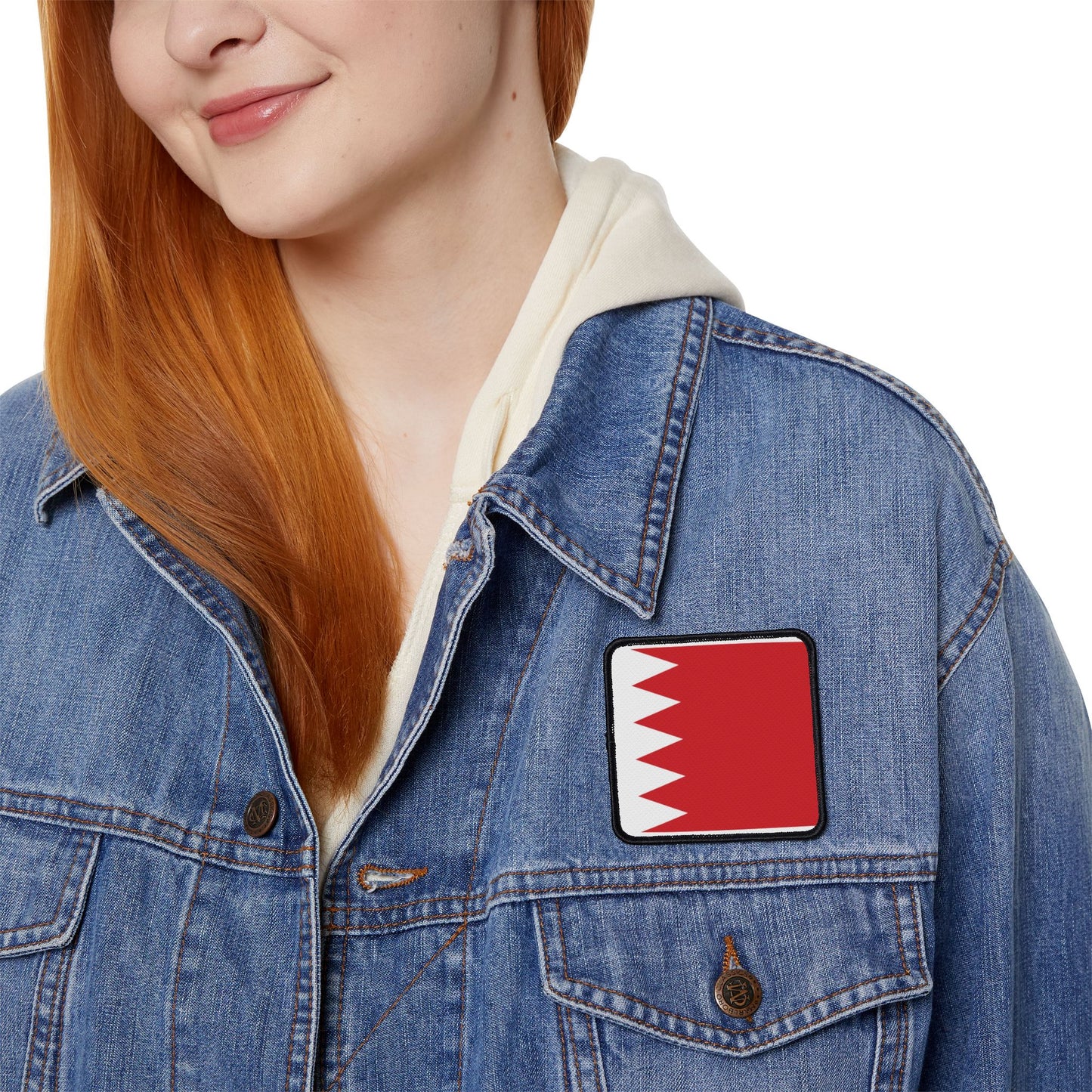 Flag Village Bahrain Flag Embroidery Iron-On Patches