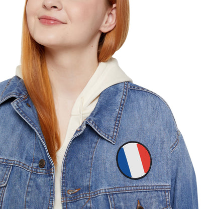 Flag Village France Flag Embroidery Iron-On Patches