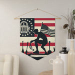 Flag Village Georgia State Flag Pennant Sporting Home Wall decoration GA0002
