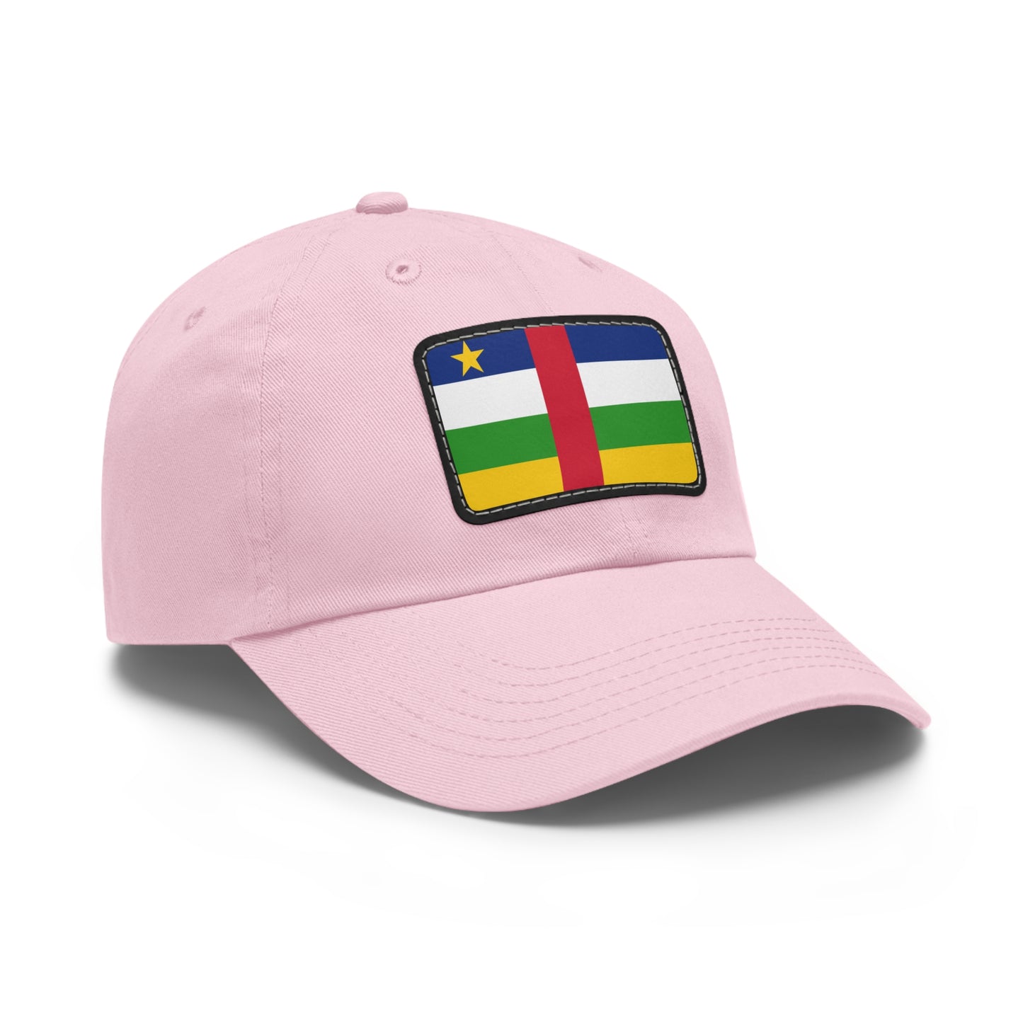 Flag Village Central African Republic Flag Hat Cap with Leather Patch