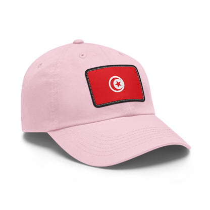 Flag Village Tunisia Flag Hat Cap with Leather Patch