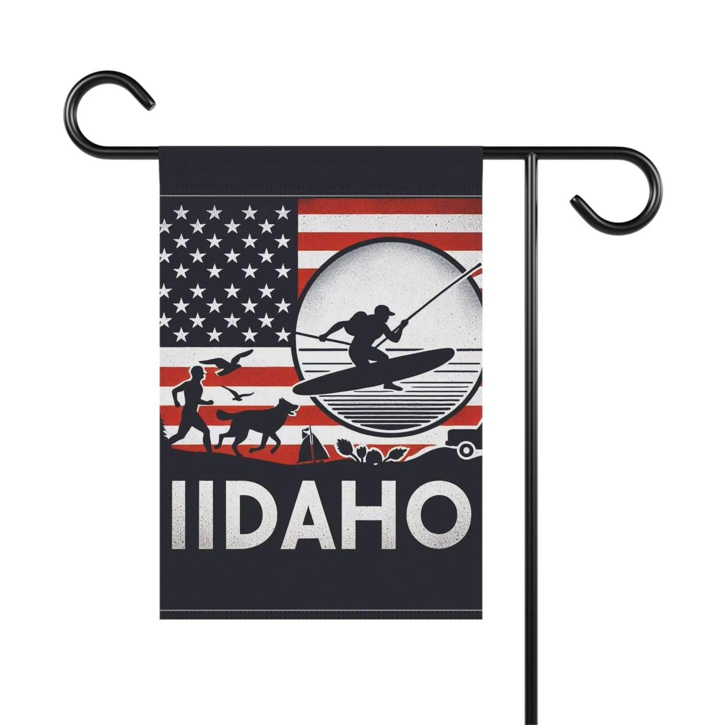Flag Village Idaho State Flag Sporting Garden & House Banner ID0002