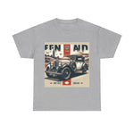 Flag Village UK Vintage Car Flag T-SHIRT Heavy Cotton Tee UK0021