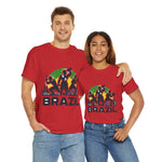 Flag Village Brazil Sporting Flag T-SHIRT Heavy Cotton Tee BRA0005
