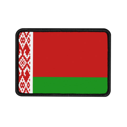 Flag Village Belarus Flag Embroidery Iron-On Patches