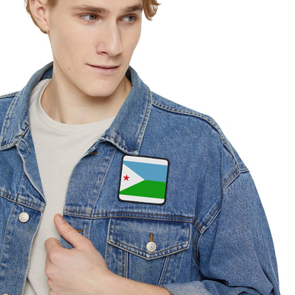 Flag Village Djibouti Flag Embroidery Iron-On Patches