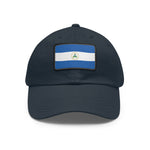 Flag Village Nicaragua Flag Hat Cap with Leather Patch
