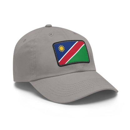 Flag Village Namibia Flag Hat Cap with Leather Patch