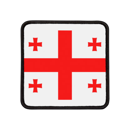 Flag Village Georgia Flag Embroidery Iron-On Patches