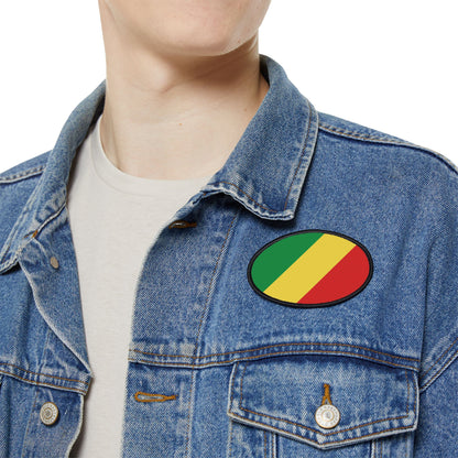 Flag Village Congo Flag Embroidery Iron-On Patches