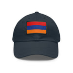 Flag Village Armenia Flag Hat Cap with Leather Patch