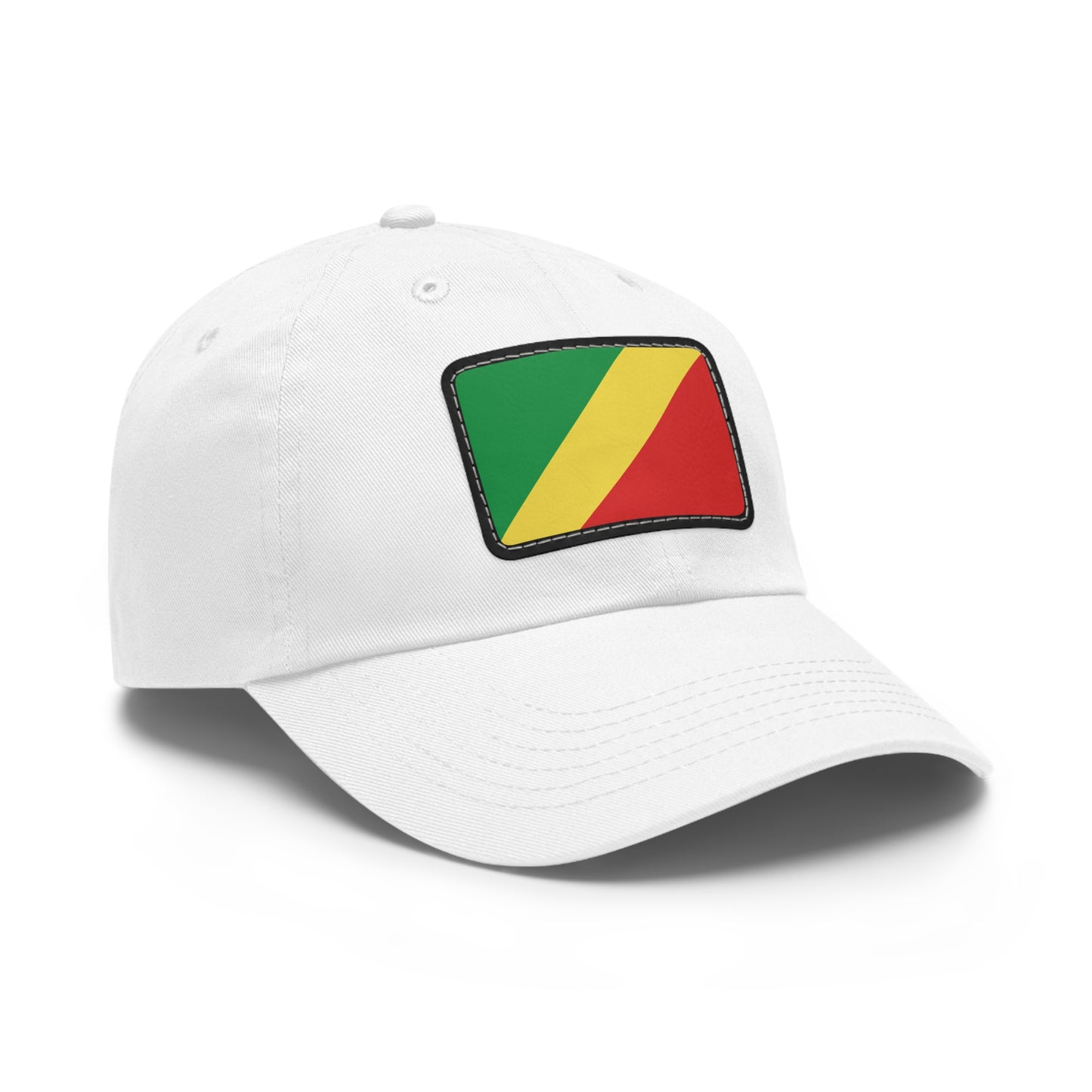 Flag Village Congo Flag Hat Cap with Leather Patch