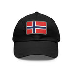 Flag Village Norway Flag Hat Cap with Leather Patch