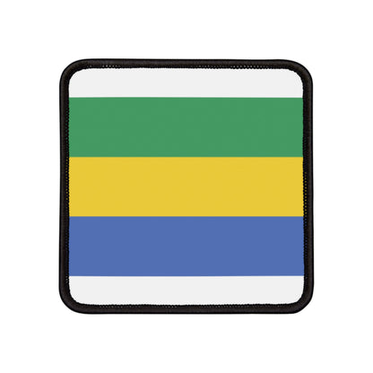 Flag Village Gabon Flag Embroidery Iron-On Patches