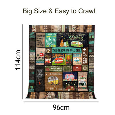 Flag Village Outdoor camping blanket