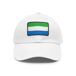 Flag Village Sierra Leone Flag Hat Cap with Leather Patch