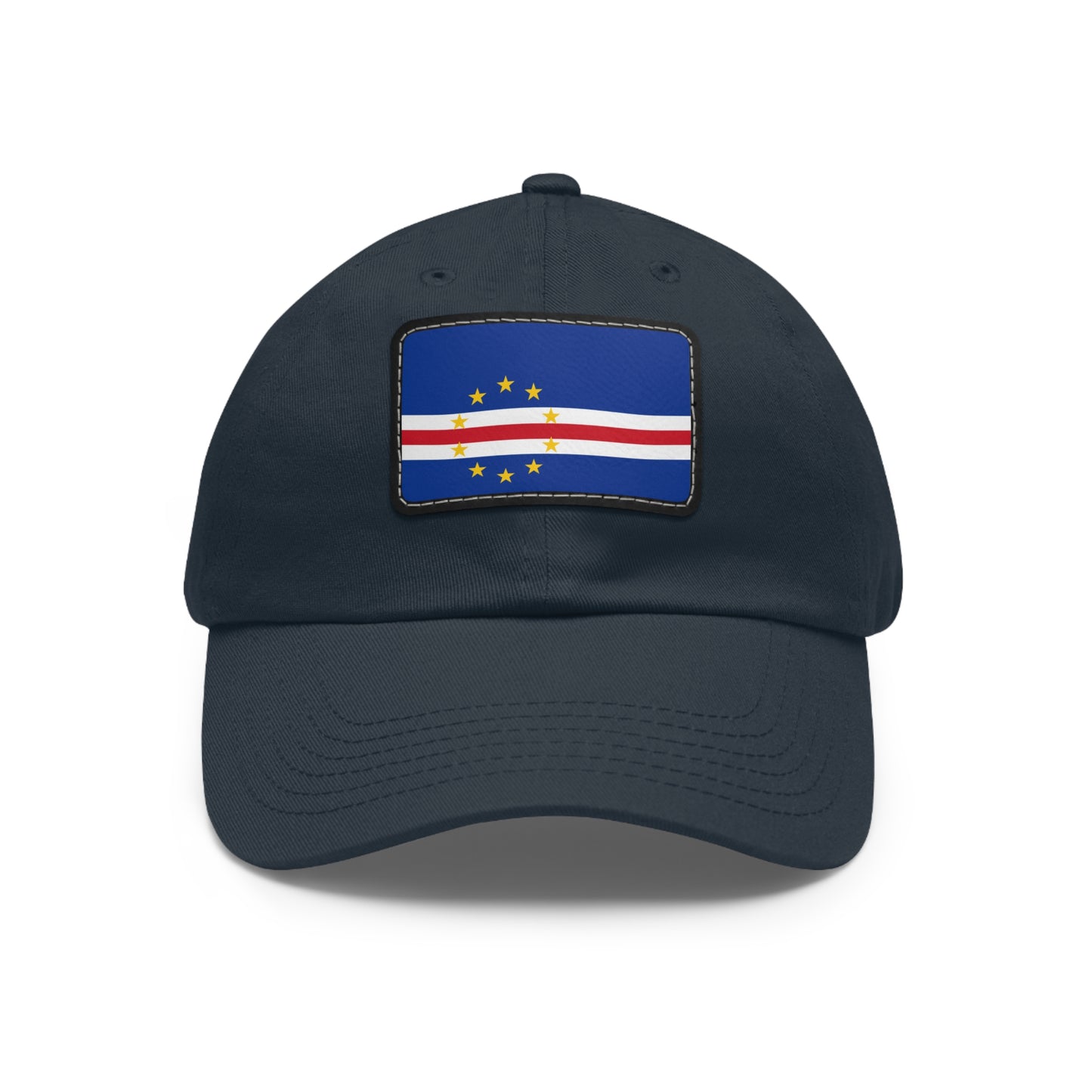Flag Village Cape Verde Flag Hat Cap with Leather Patch