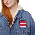 Flag Village Latvia Flag Embroidery Iron-On Patches