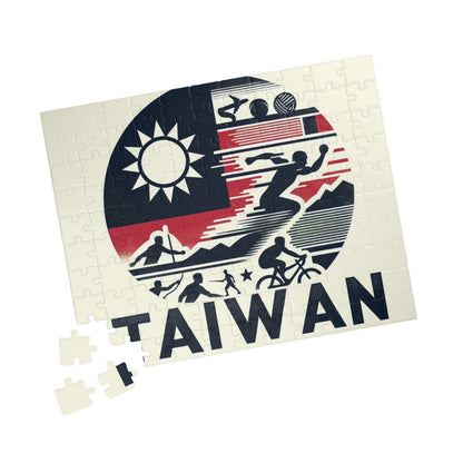 Flag Village Taiwan Sporting Flag Puzzle (110, 252, 520, 1014-piece) TWN0005