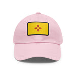 Flag Village USA New Mexico State Flag Hat Cap with Leather Patch
