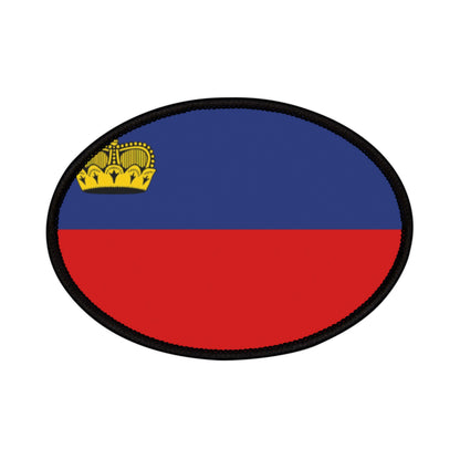 Flag Village Liechtenstein Flag Embroidery Iron-On Patches