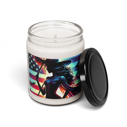 Flag Village Halloween Pretty Witch Scented Soy Candle, 9oz HW0036