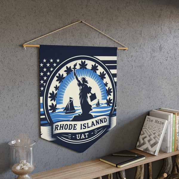 Flag Village Rhode Island State Flag Pennant Sporting Home Wall decoration RI0001
