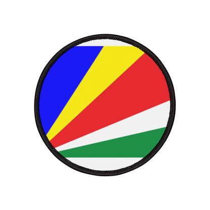 Flag Village Seychelles Flag Embroidery Iron-On Patches