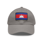 Flag Village Cambodia Flag Hat Cap with Leather Patch
