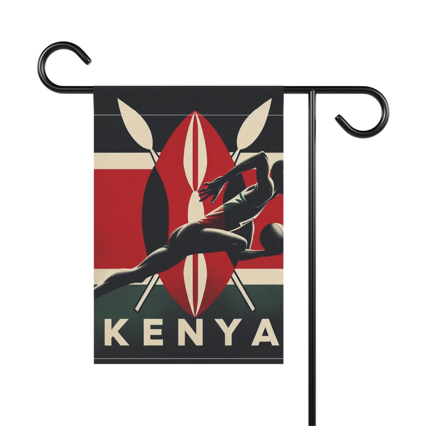 Flag Village KENYA Flag Sporting Garden & House Banner KEN0003