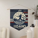 Flag Village Idaho State Flag Pennant Sporting Home Wall decoration ID0001
