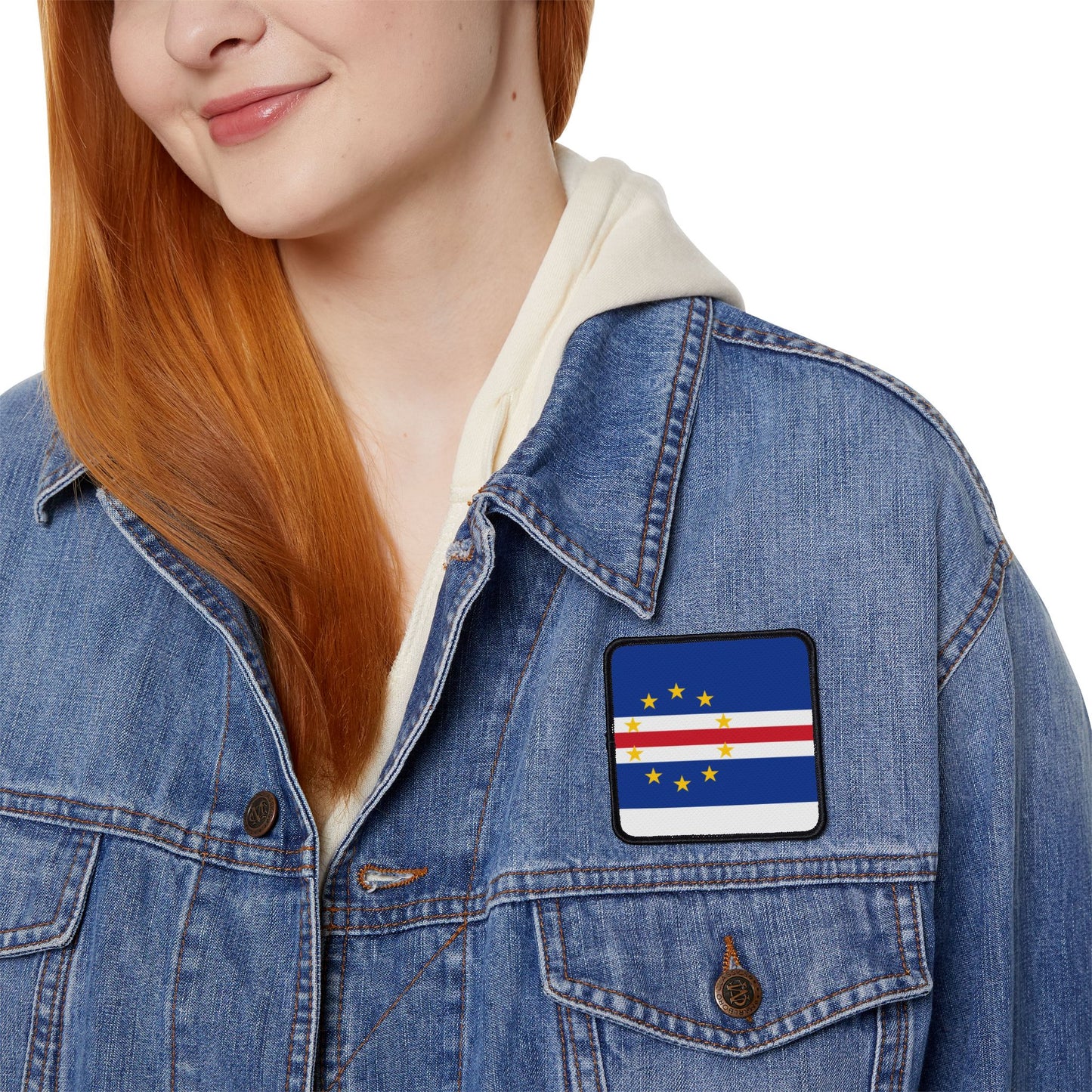 Flag Village Cape Verde Flag Embroidery Iron-On Patches