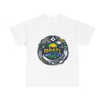 Flag Village Brazil Sporting Flag T-SHIRT Heavy Cotton Tee BRA0015