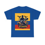 Flag Village Ecuador Sporting Flag T-SHIRT Heavy Cotton Tee ECU0004