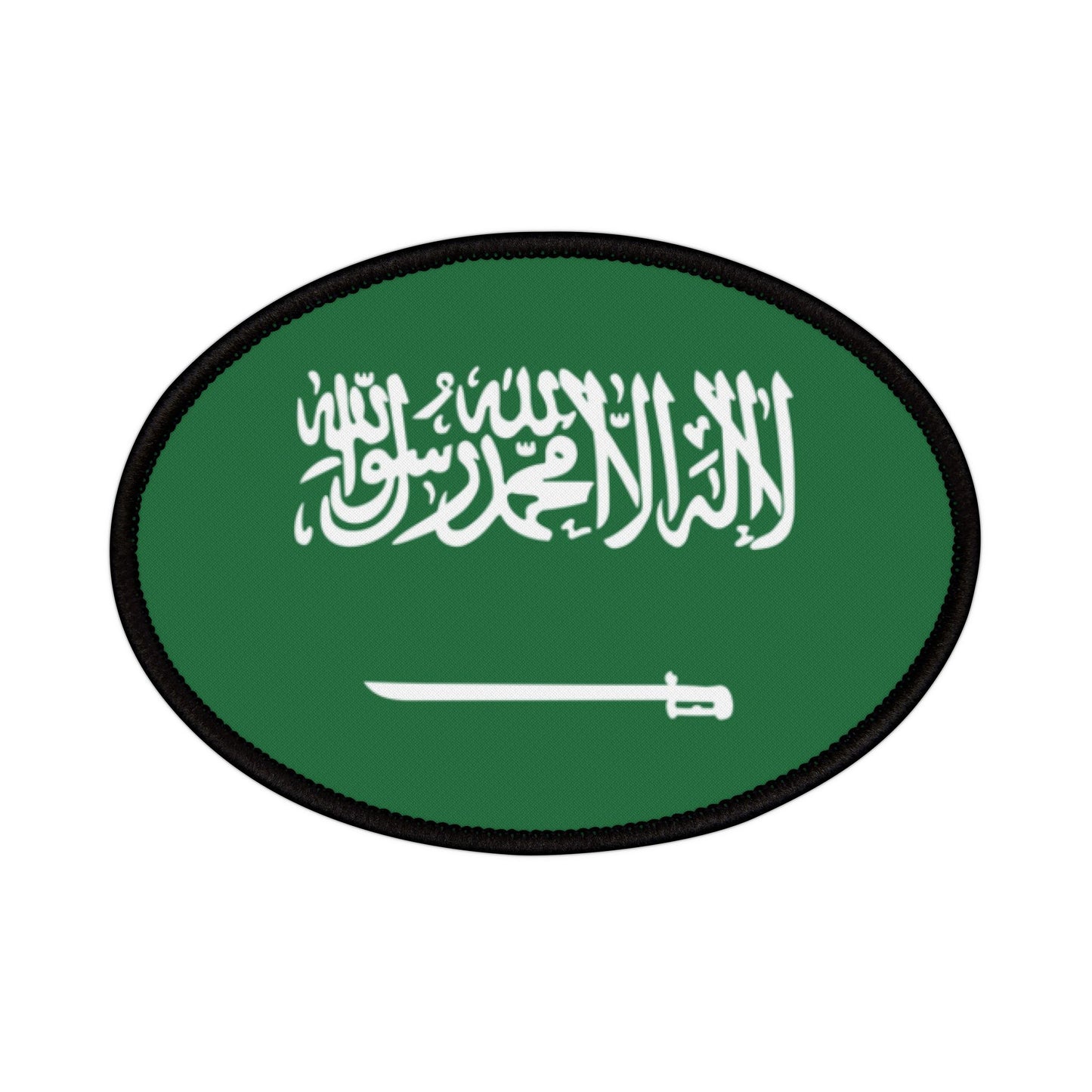 Flag Village Saudi Arabia Flag Embroidery Iron-On Patches