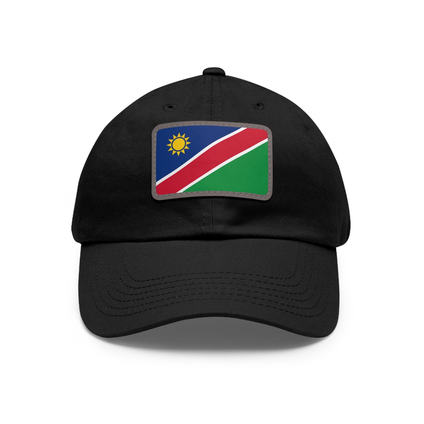 Flag Village Namibia Flag Hat Cap with Leather Patch