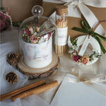 Flag Village Dried Flower Scented Candle Gift Box Home Decorative Ornaments