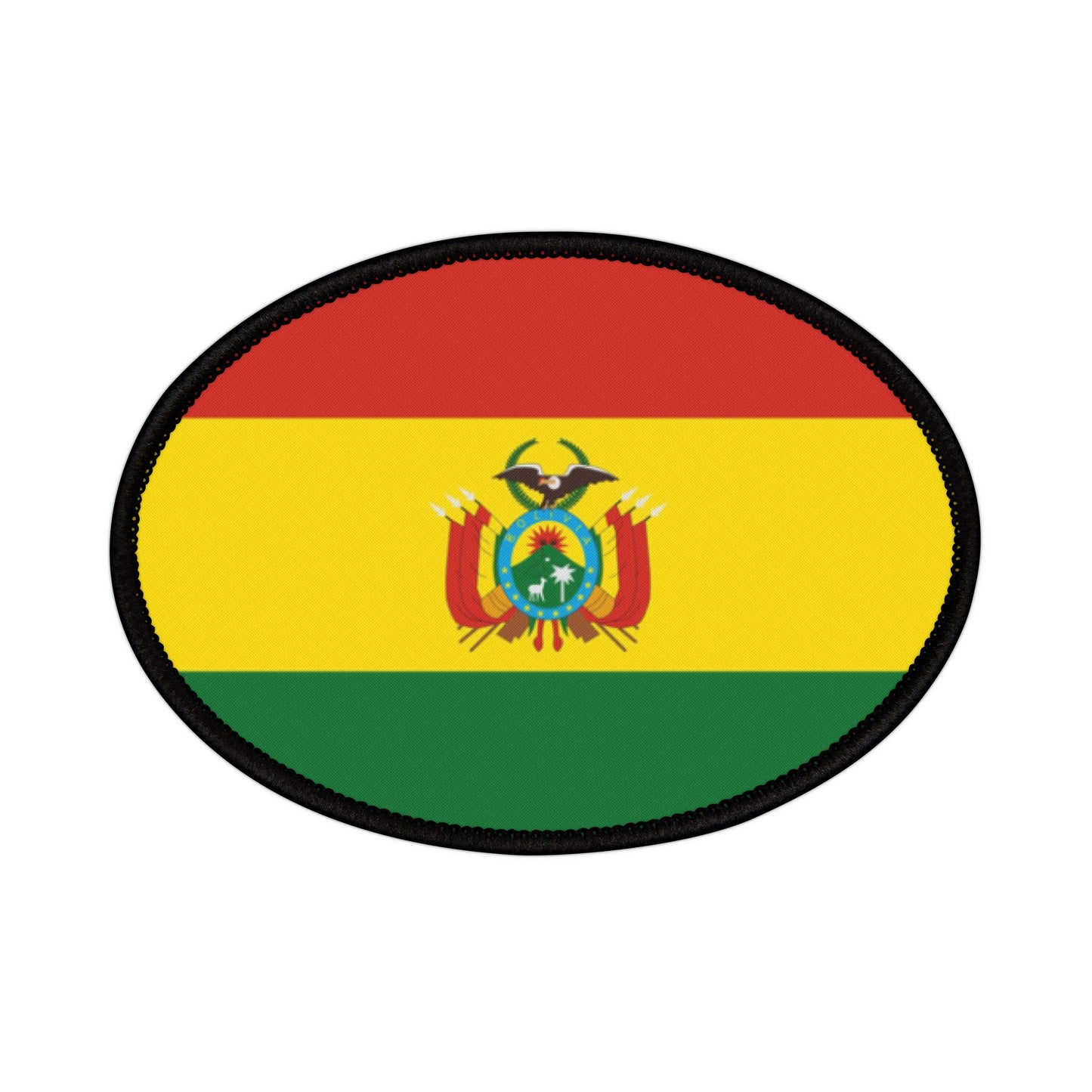 Flag Village Bolivia Flag Embroidery Iron-On Patches
