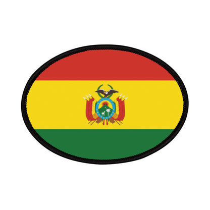 Flag Village Bolivia Flag Embroidery Iron-On Patches