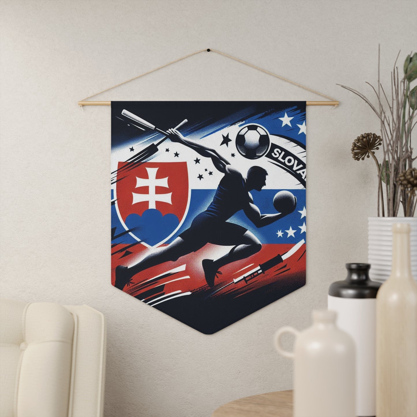 Flag Village Slovakia Flag Pennant Sporting Home Wall decoration SVK0002