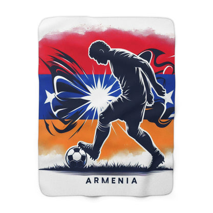 Flag Village Armenia Sporting Flag Sherpa Fleece Blanket ARM0001